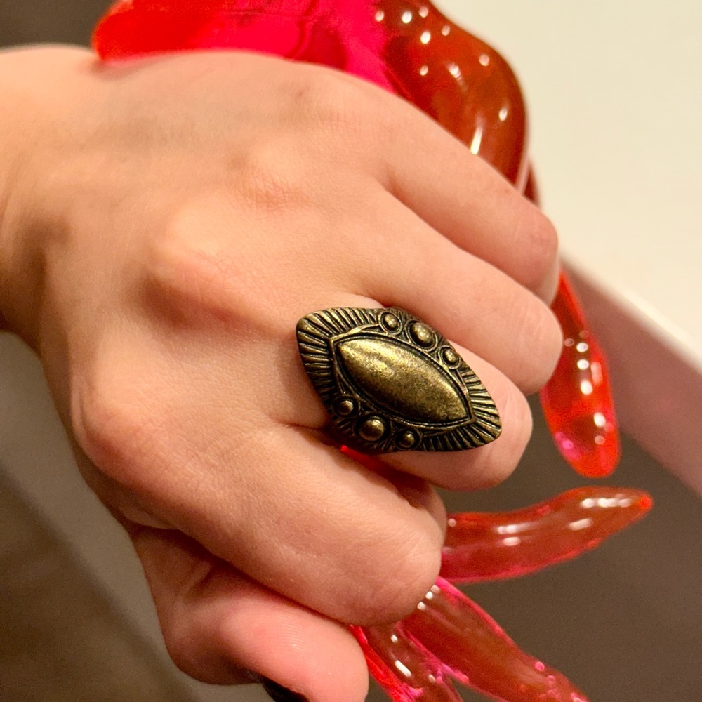 Antique Gold Statement Ring